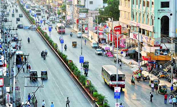 Though Golden Mile Project is in the offing for the upkeep of the MG Road in Vijayawada, people feel that zebra crossngs and footpaths are to be provided. Though Golden Mile Project is in the offing for the upkeep of the MG Road in Vijayawada, people feel that zebra crossngs and footpaths are to be provided.